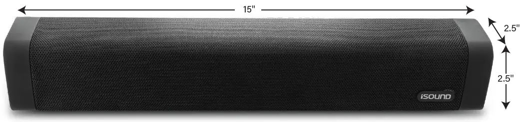 ISOUND-6961 High Performance Soundbar Wireless Portable Speaker 1
