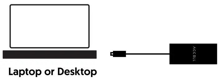 ACCELL U240B-002K USB-C Doc - 1