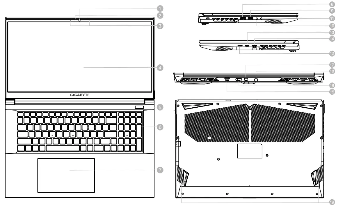 GIGABYTE G7 KE Gaming Laptop - fig 3