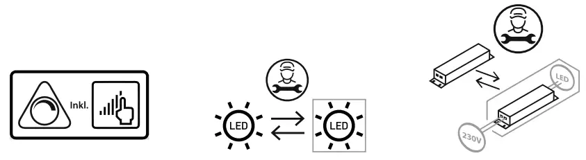 Paul Neuhaus 836099 LED Pendant Light in Black - 1