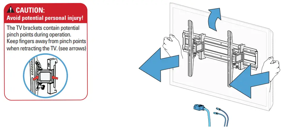 legrand LLT2 42 90 Inch Extendable Tilt Wall TV - fig 26