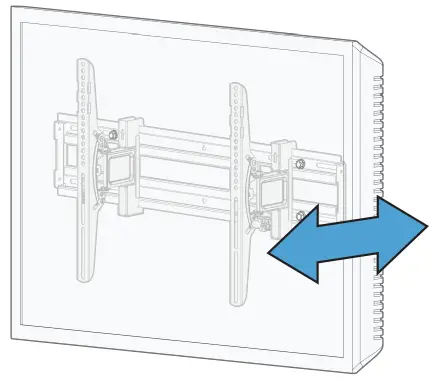 legrand LLT2 42 90 Inch Extendable Tilt Wall TV - fig 27