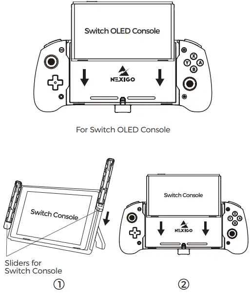 NEXIGO GripCon Switch OLED Controller-FIG6