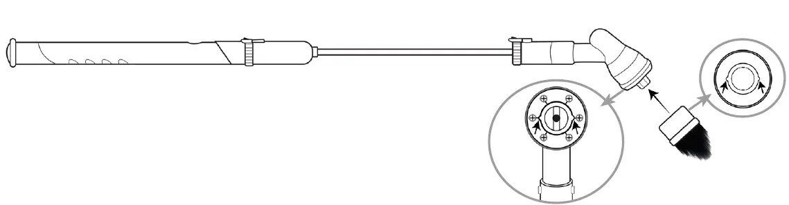 HURRICANE M12548 Spin Scrubber 2