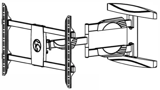 HAGOR BrackIT L Pivoting Wall Mount -