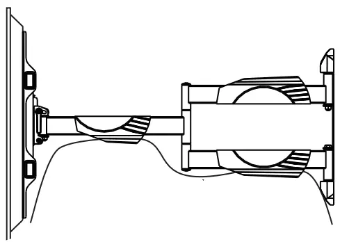 HAGOR BrackIT L Pivoting Wall Mount - 5