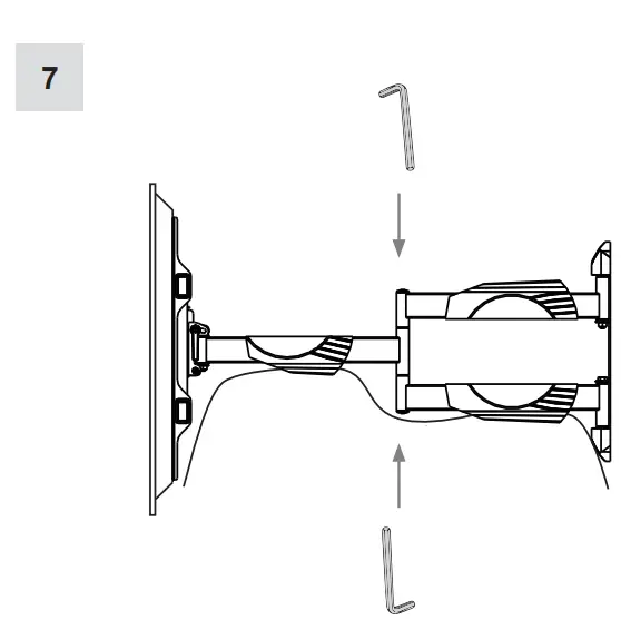 HAGOR BrackIT L Pivoting Wall Mount - 6