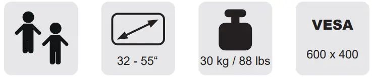 HAGOR BrackIT L Pivoting Wall Mount - icon