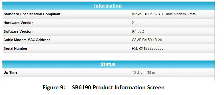 Arris-SURFboard-SB6190-DOCSIS 3.0-Cable-Modem-User-Manual-fig-14