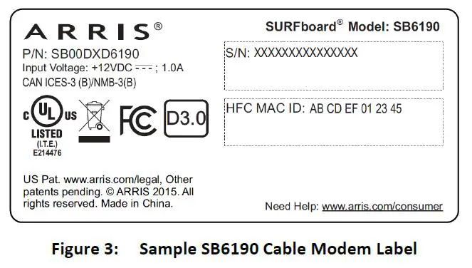 Arris-SURFboard-SB6190-DOCSIS 3.0-Cable-Modem-User-Manual-fig-7