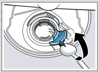 BOSCH SMS6HVI00I Free-Standing Dishwasher User Guide - Prise off the pump cover