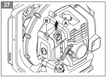 Husqvarna 345BT Cordless Bubble Blower 27