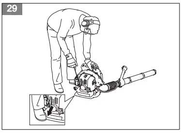 Husqvarna 345BT Cordless Bubble Blower 29