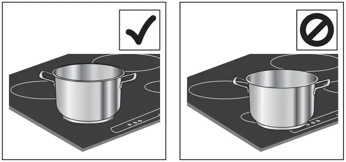 JENNAIR JIC4536KS Touch Activated Electronic Induction Cooktop - cooking zones