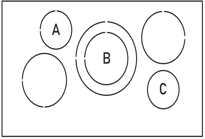 JENNAIR JIC4536KS Touch Activated Electronic Induction Cooktop - dimension of the burner