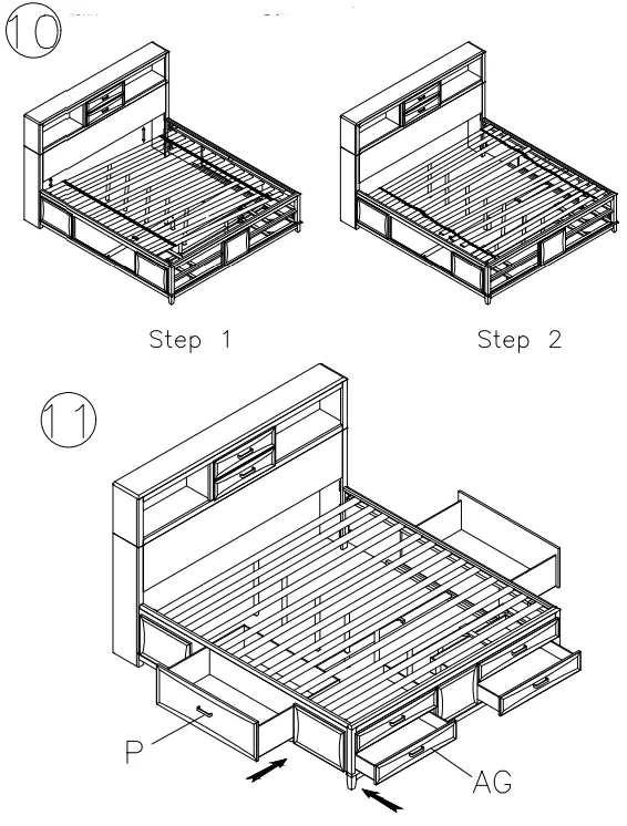 ASHLEY B476-64 Caitbrook Queen Storage Drawers-FIG10