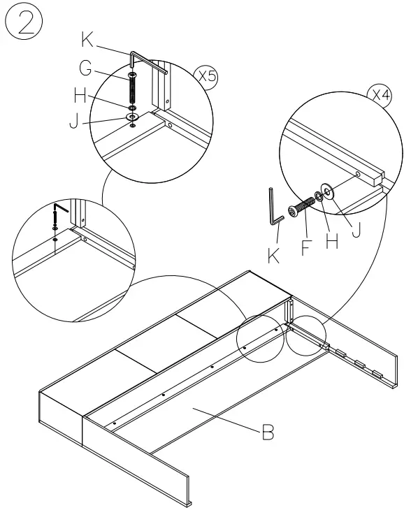 ASHLEY B476-64 Caitbrook Queen Storage Drawers-FIG5