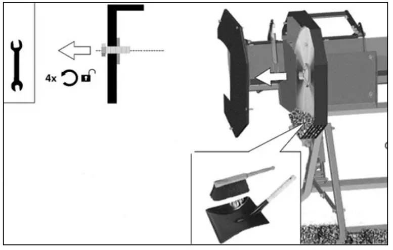 TEXAS Power Saw 1800 - complete blade