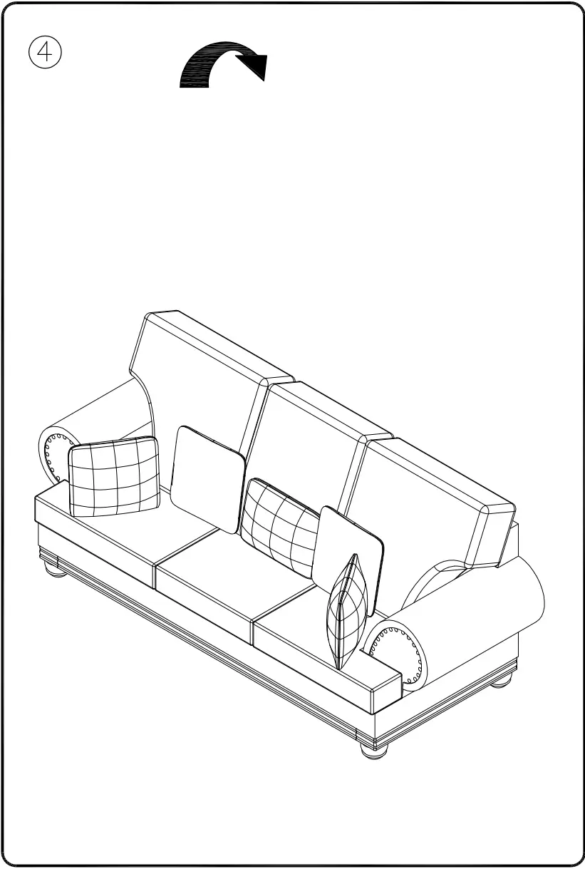 ASHLEY 1510438 Harleson Stationary Fabric Sofa - fig 4