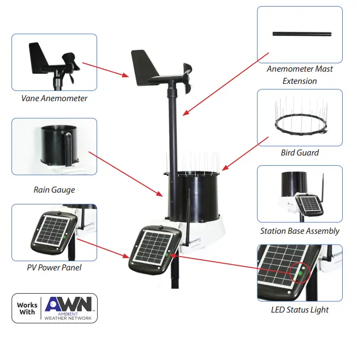 KestrelMet 6000 Wi Fi Agriculture Cellular Weather Station-fig1