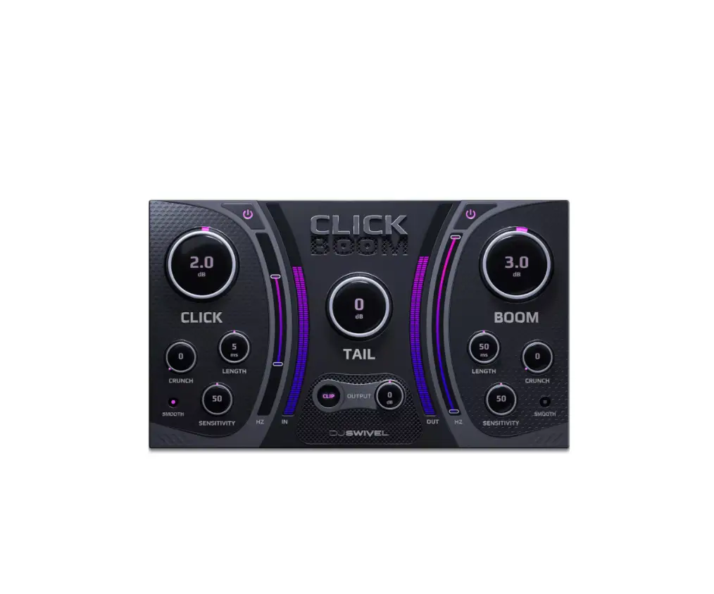 Dj Swivel Click Boom Transient Shaper User Manual