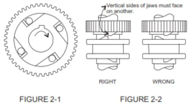 INSTALL CORRECT POSITION