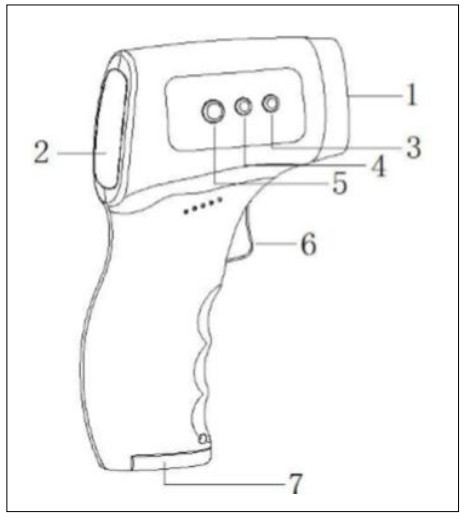 AiQURA Human body temperature measurement AD801 - figure 1