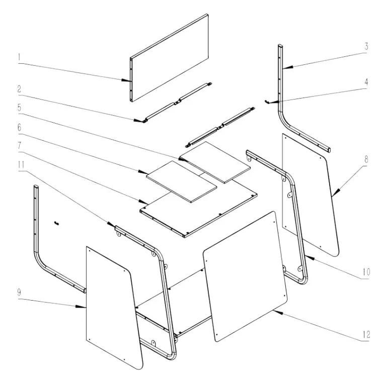 Grabo Display Stand Contents