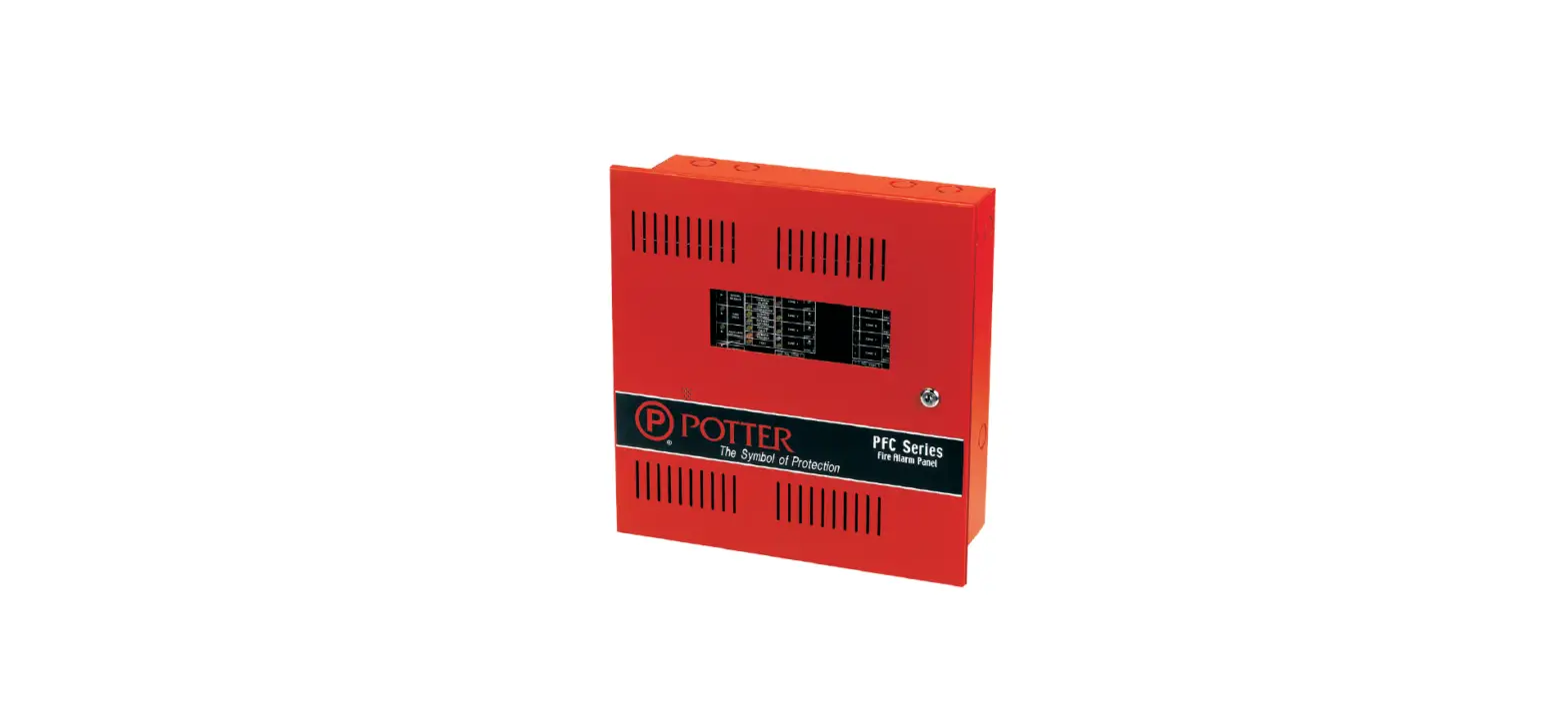 Potter Pfc-5004e Microprocessor-based 4 Zone Expandable Fire Alarm Control Panel Owner's Manual