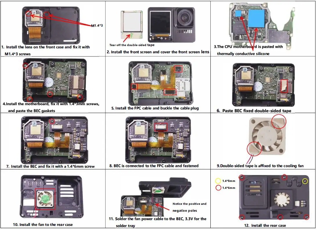 GEPRC GOPRO10 Naked GoPro Hero10 Black Bones-FIG3