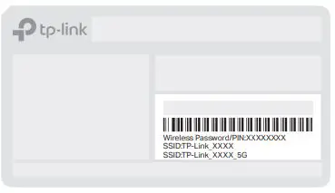 tp-link AX55V2 Gigabit Wi-Fi 6 Router User Manual - The default wireless network names