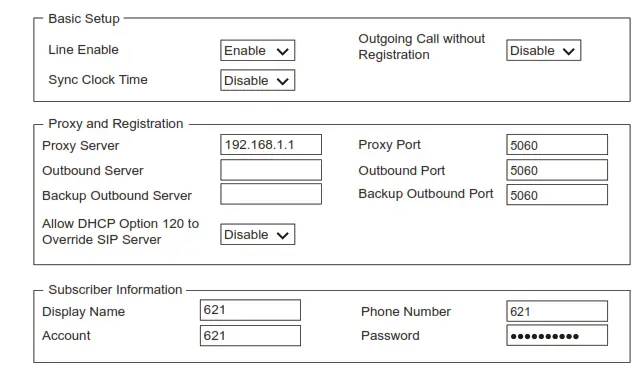 FLYINGVOICE P2X Series IP Phone - Assembling the phone