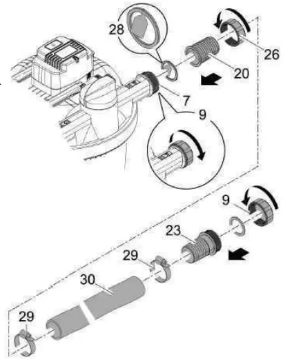Oase FiltoClear 8000 Pond Pressure Filter-drain