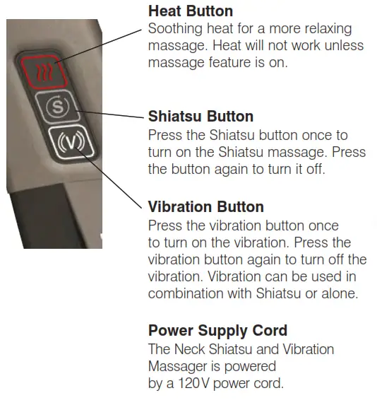 Homedics NMS-375 Shiatsu and Vibration Neck Massager with Heat Instruction - Neck Massager