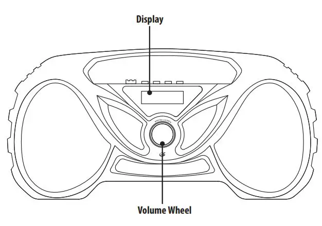 GPX BB200B v2573-01 Bluetooth Boombox User Manual - Controls