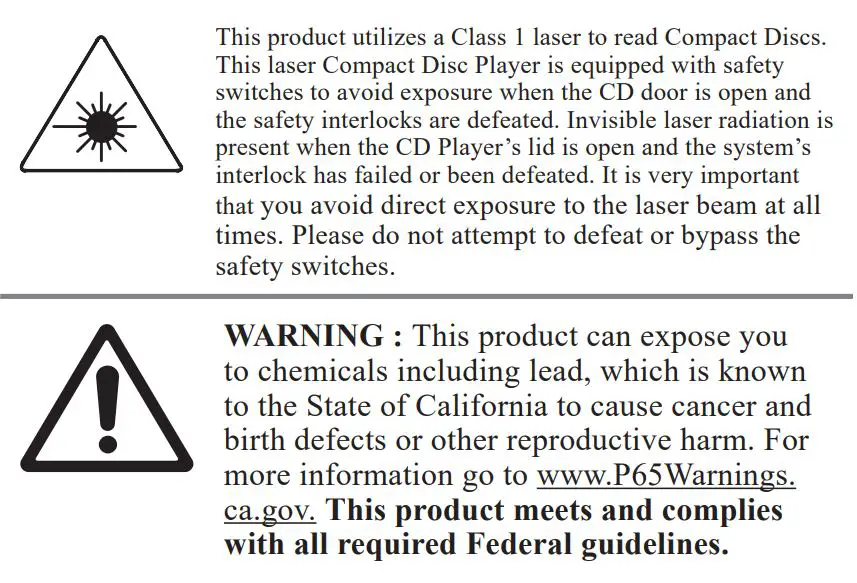 GPX BB200B v2573-01 Bluetooth Boombox User Manual - Symbol