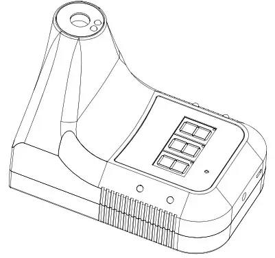 Thermco ACCD0973IR WallMount Infrared Thermometer