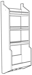 IKEA 203 591 92 Vadholma Wall Shelf