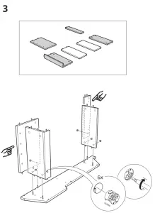IKEA 203 591 92 Vadholma Wall Shelf - fig 3