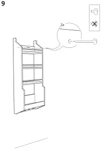 IKEA 203 591 92 Vadholma Wall Shelf - fig 9