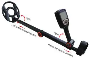 SUNPOW MD-620 Metal Detector - Open