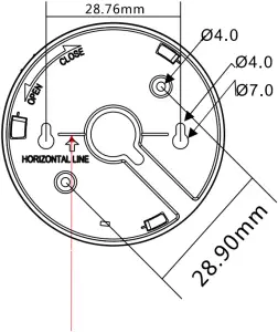 Sz Pgst PG-107 - INSTALL DIMENSIONS