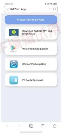 iWFCam W8 or W9 Mini WiFi Camera - APP Settings