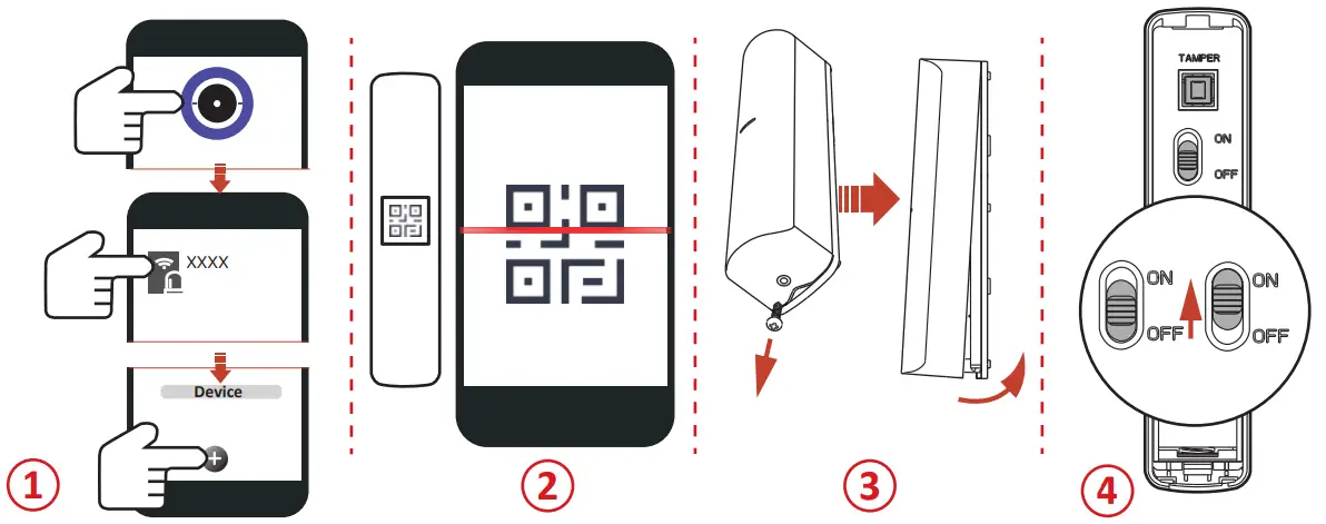 HIKVISION DS PDMC EG2 WA Wireless Magnet Detector - fig