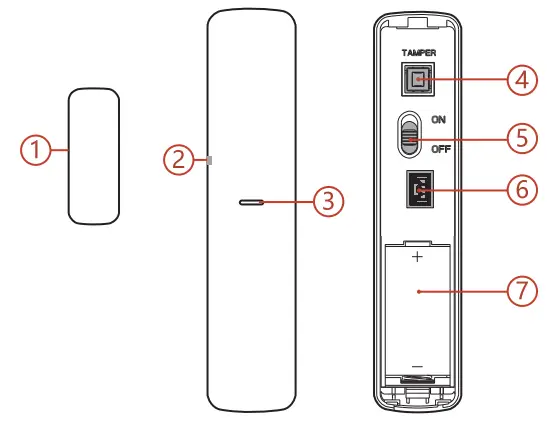 HIKVISION DS PDMC EG2 WA Wireless Magnet Detector
