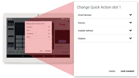 Pyronix HOMECONTROLHUB Security and Alarm- QUICK ACTION