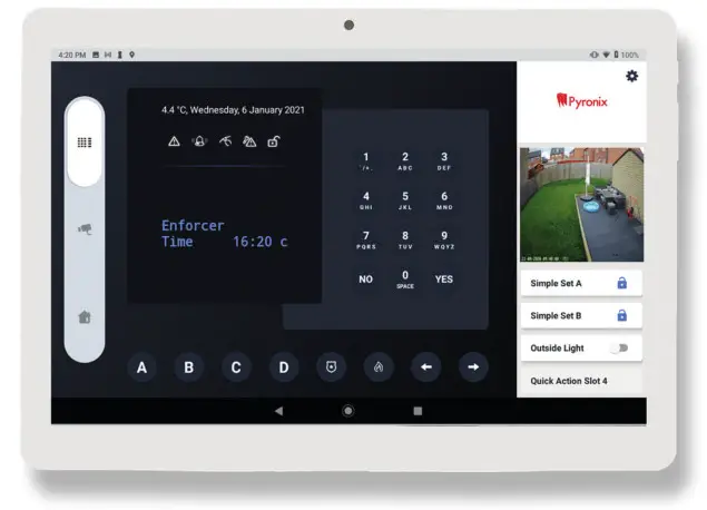 Pyronix HOMECONTROLHUB Security and Alarm