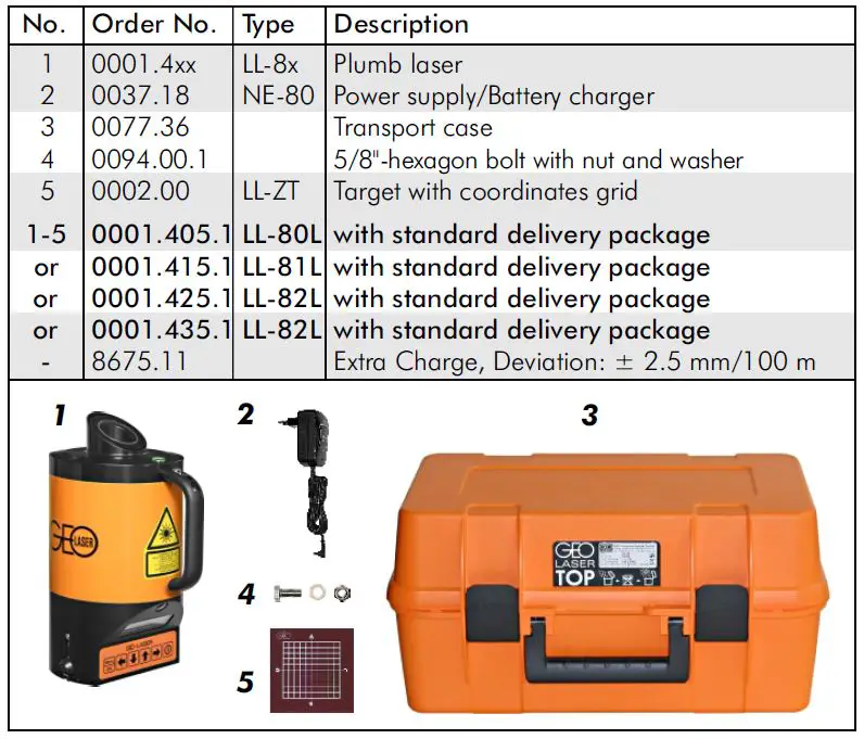 GEO LASER LL-80L-81L Plumb-Up Laser-3