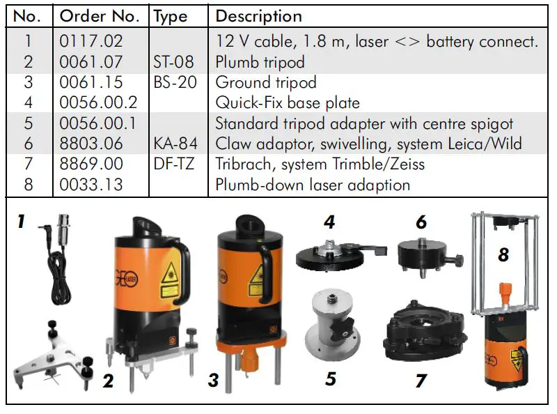 GEO LASER LL-80L-81L Plumb-Up Laser-4