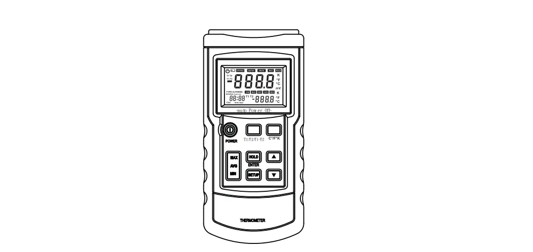 Mastech Ms6512 Digital Thermometer User Guide